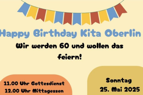 60. Geburtstag der Kita Oberlin