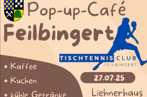 Pop-up-Café – Tischtennisspiele vor Ort