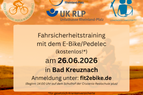 Fachrsicherheitstraining E-Bike/Pedelec